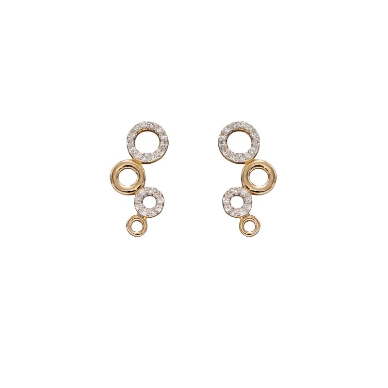 Diamond & Gold Bubble Earrings | Women's Jewellery | Bennetts of Derby