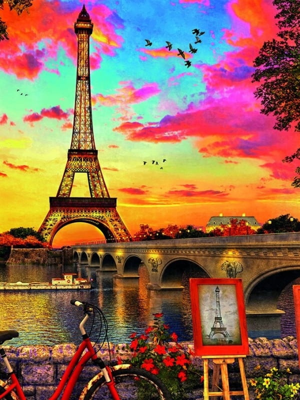 Sunset in Paris 3000 piece Jigsaw Puzzle - Bennetts of Derby